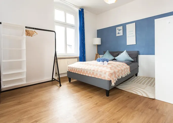 Lägenhet Fullhouse - Halle - K46 - Nespresso - 2 Queensize Beds - Smarttv *